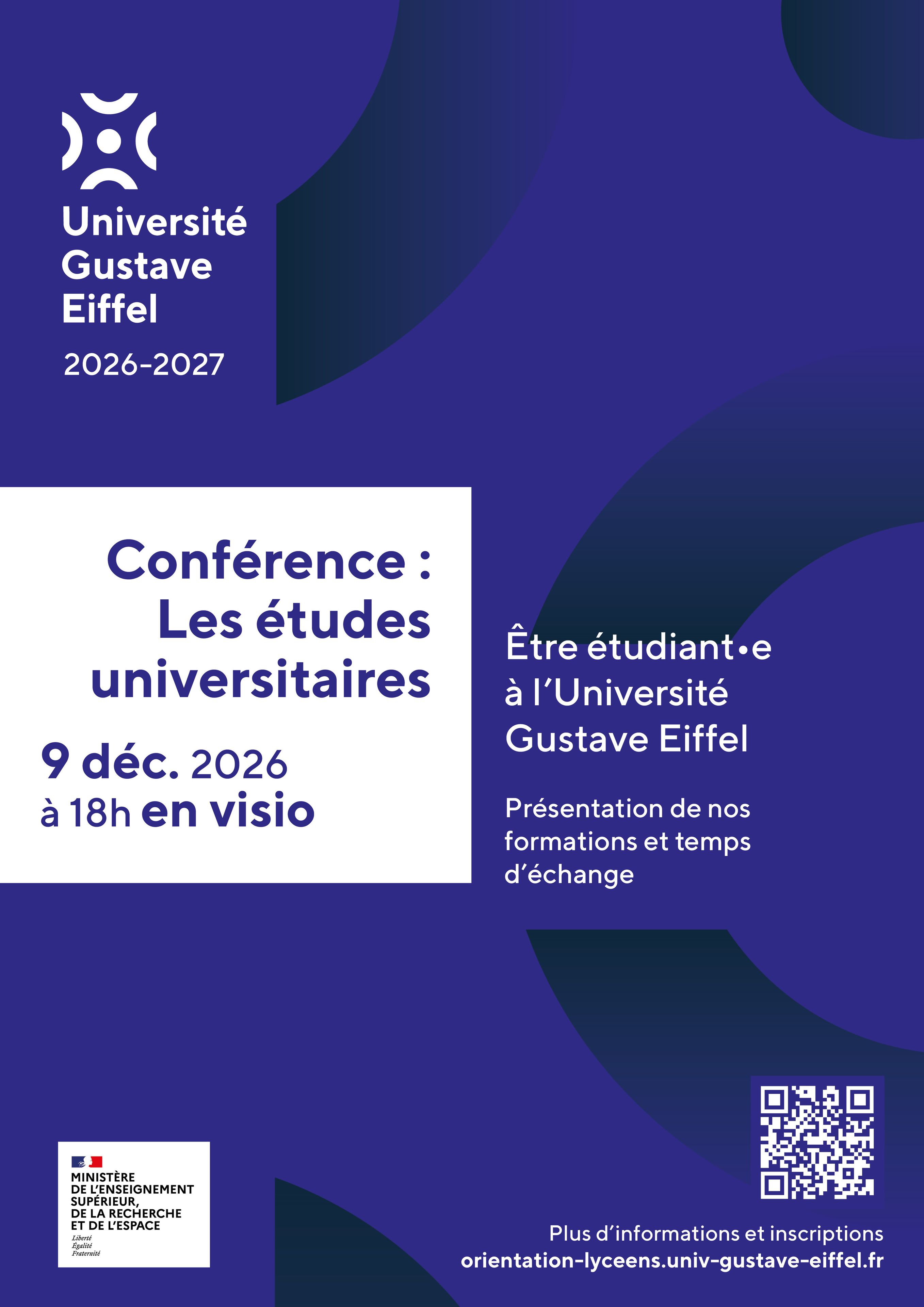 WEBINAIRE : les études universitaires