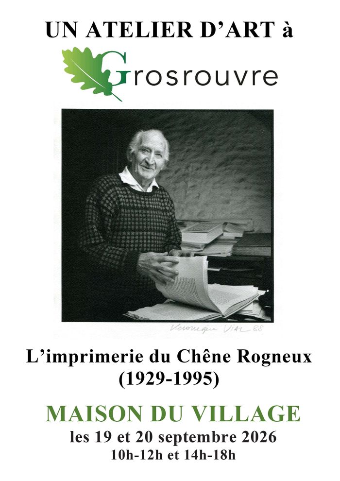 Un atelier d'art à Grosrouvre