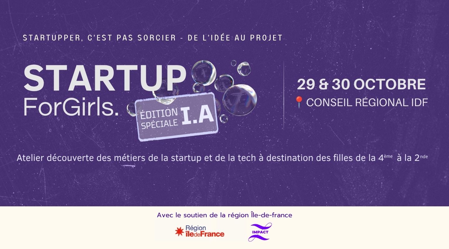 Startup For Girls : édition spéciale IA