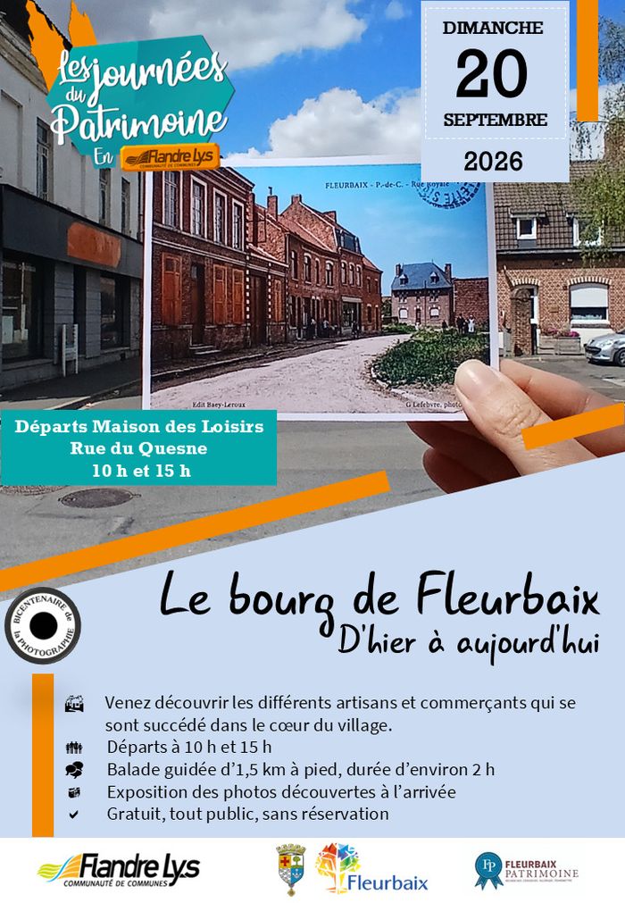 Le bourg de Fleurbaix d'hier à aujourd'hui