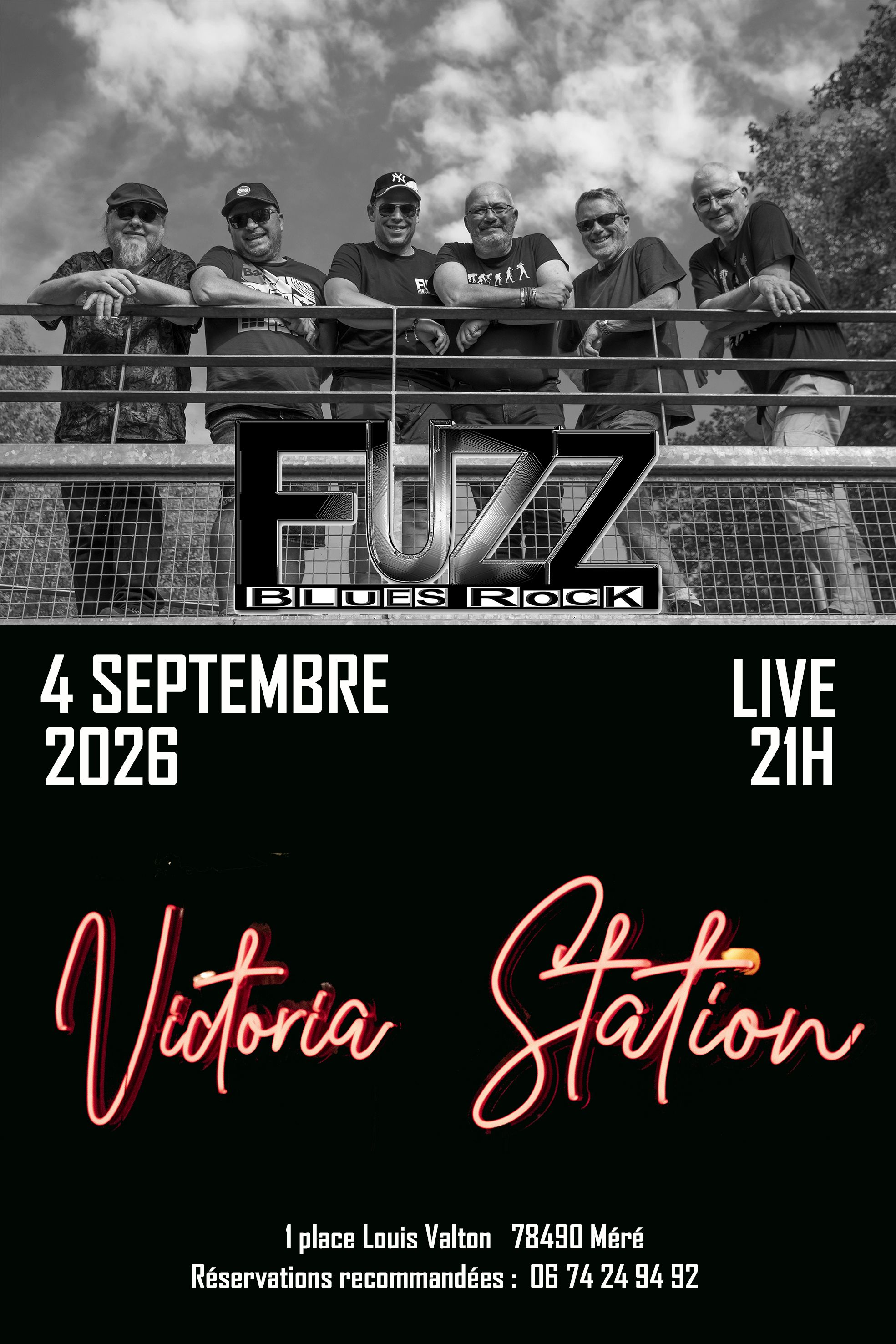 Affiche FUZZ au Victoria Station