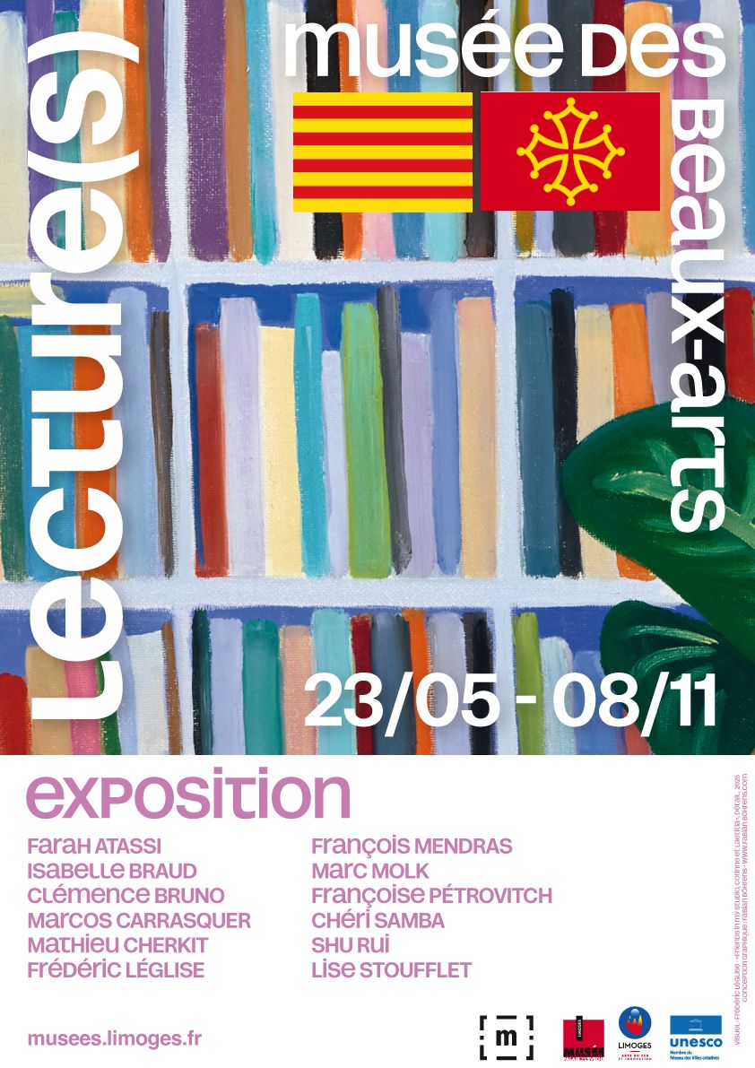 Visite à deux voix français-catalan-occitan de l’exposition « Lecture(s) » avec Maribel Nadal-Jové & Jan-Marc Simeonin