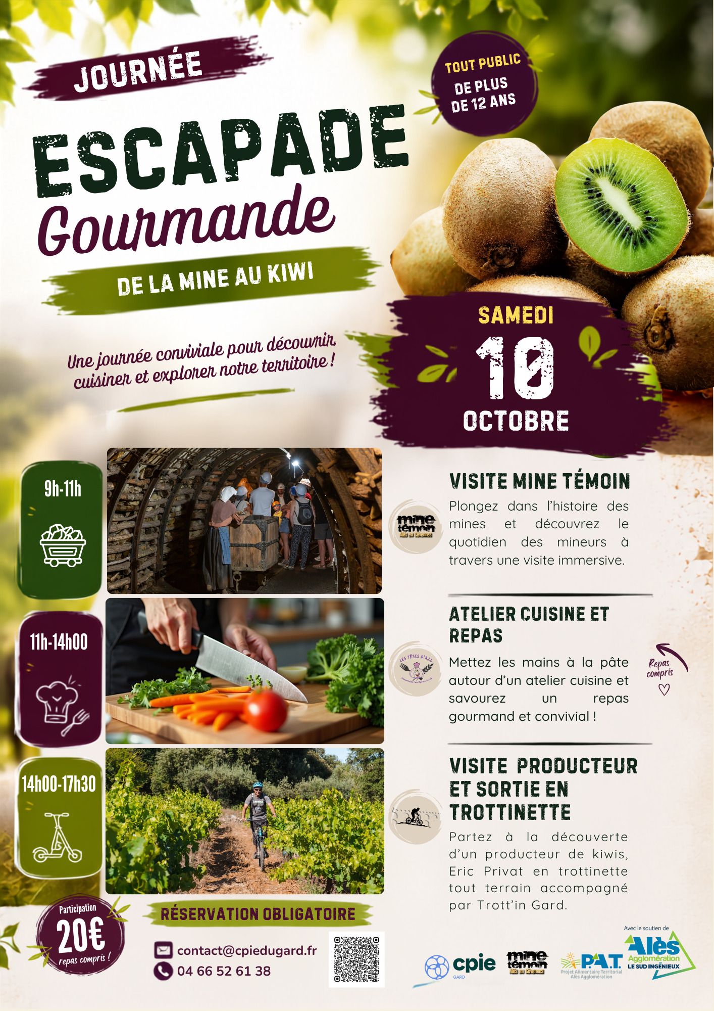 Journée Escapade Gourmande – De la mine au kiwi