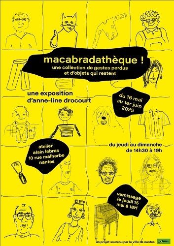 Exposition Macabradathèque ! d'Anne-Line Drocourt