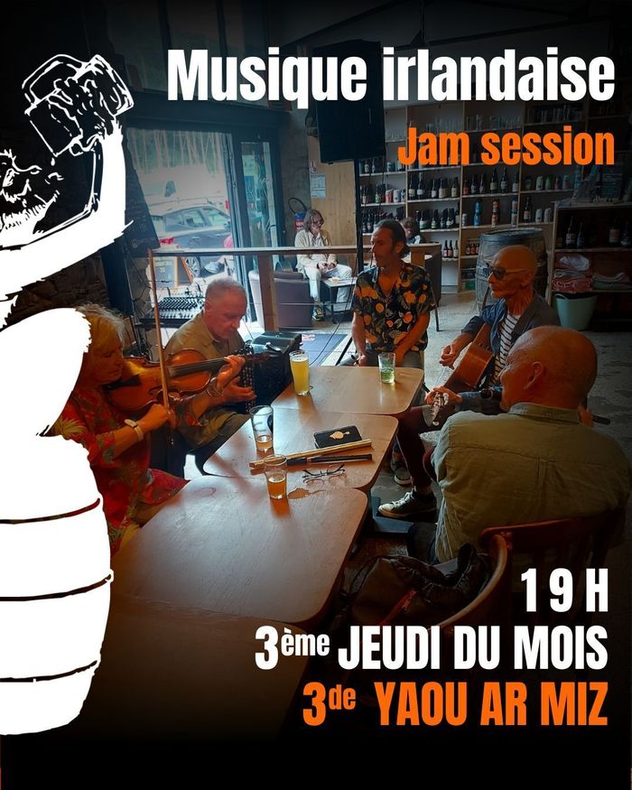 Session de musique irlandaise