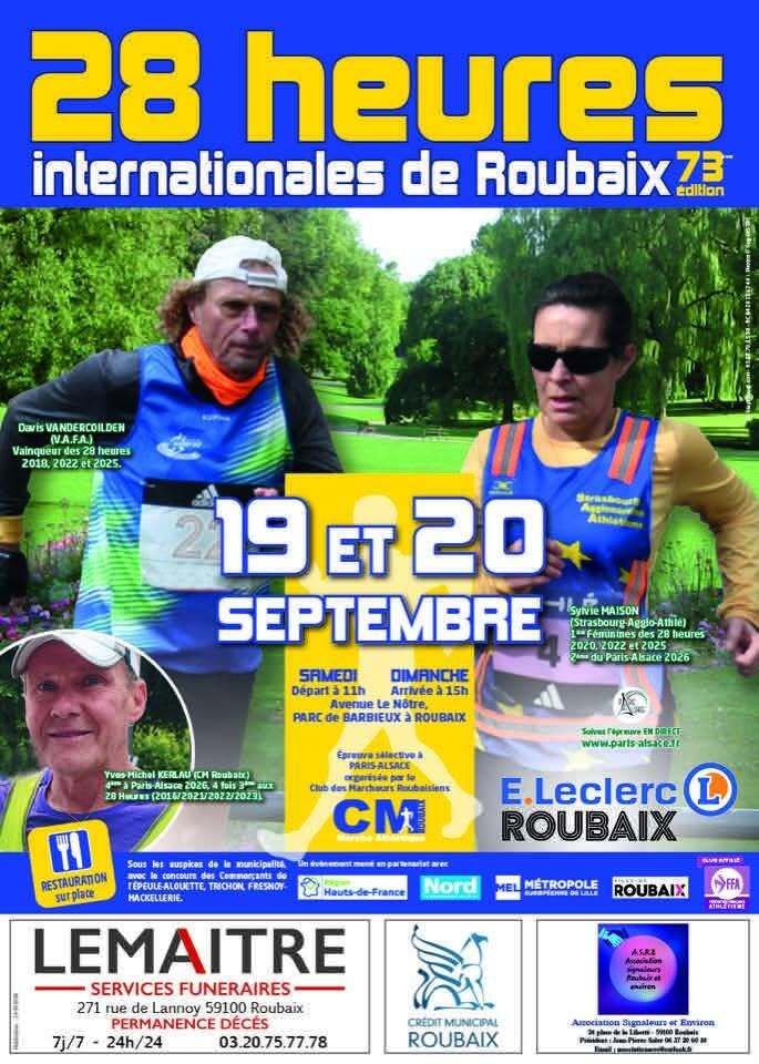 73e édition des 28 Heures internationales de Roubaix