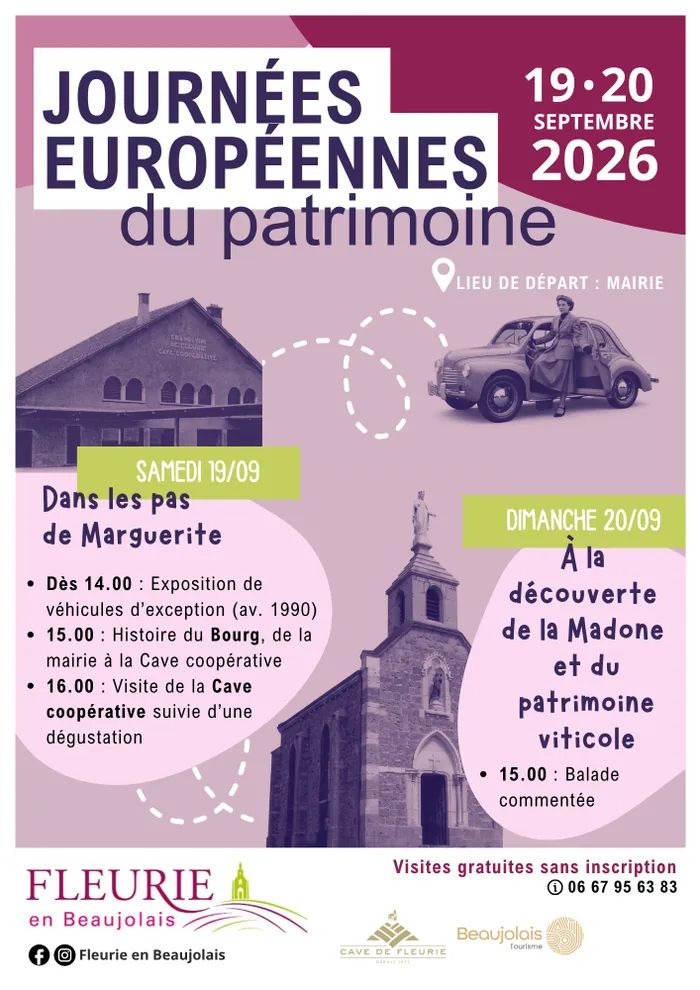 À la découverte du patrimoine de Fleurie en Beaujolais