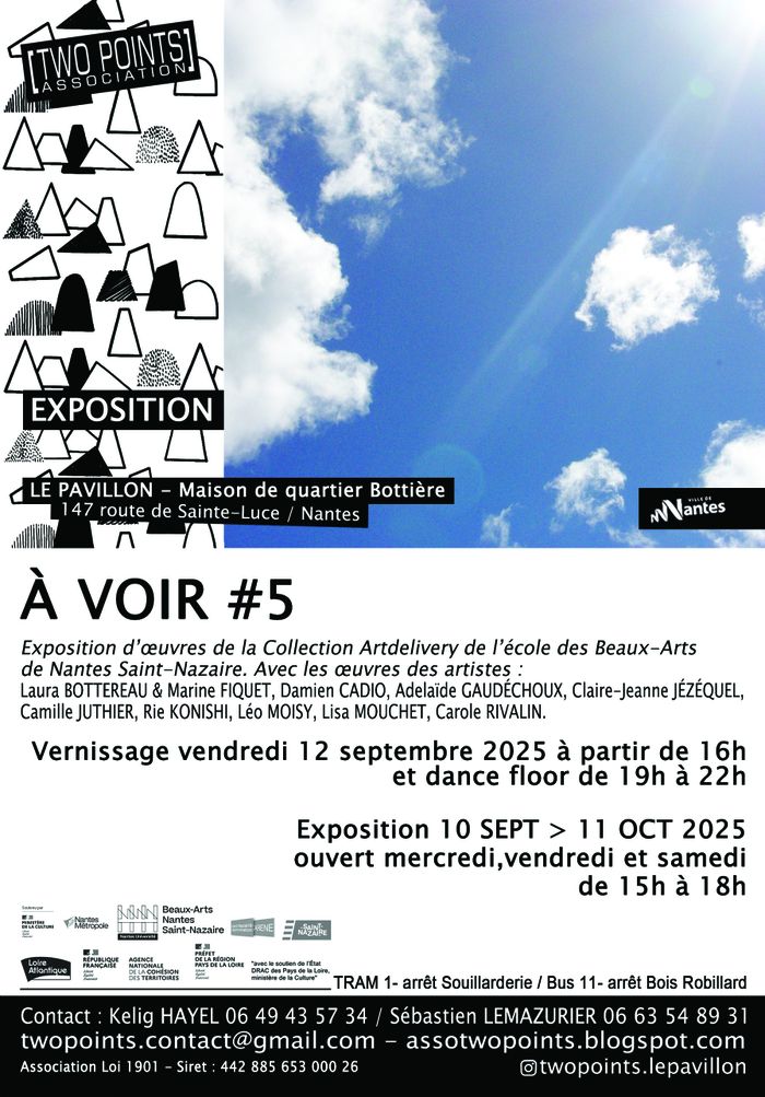À VOIR #5, Œuvres de la Collection Artdelivery de l’École des Beaux-Arts Nantes Saint-Nazaire