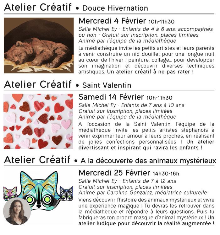 Atelier créatif - Saint-Valentin