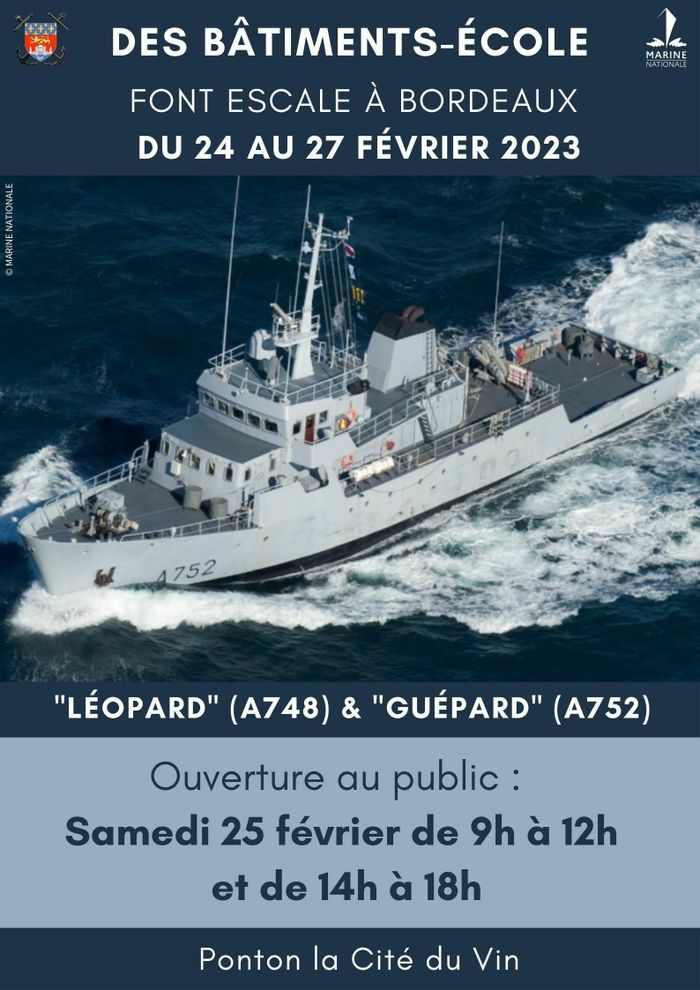 La Marine nationale à Bordeaux : visite de navires