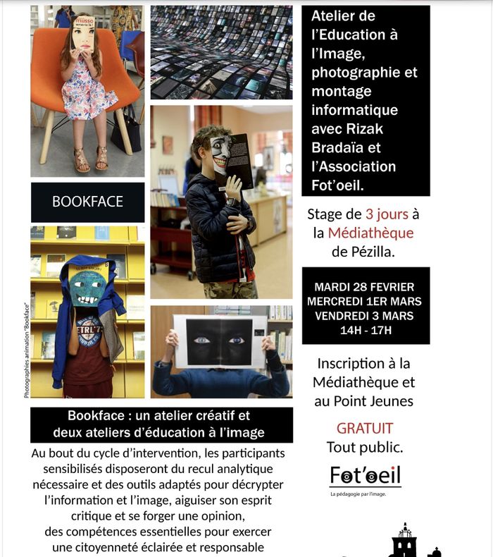Atelier d’Éducation à l'Image, photographie et montage informatique