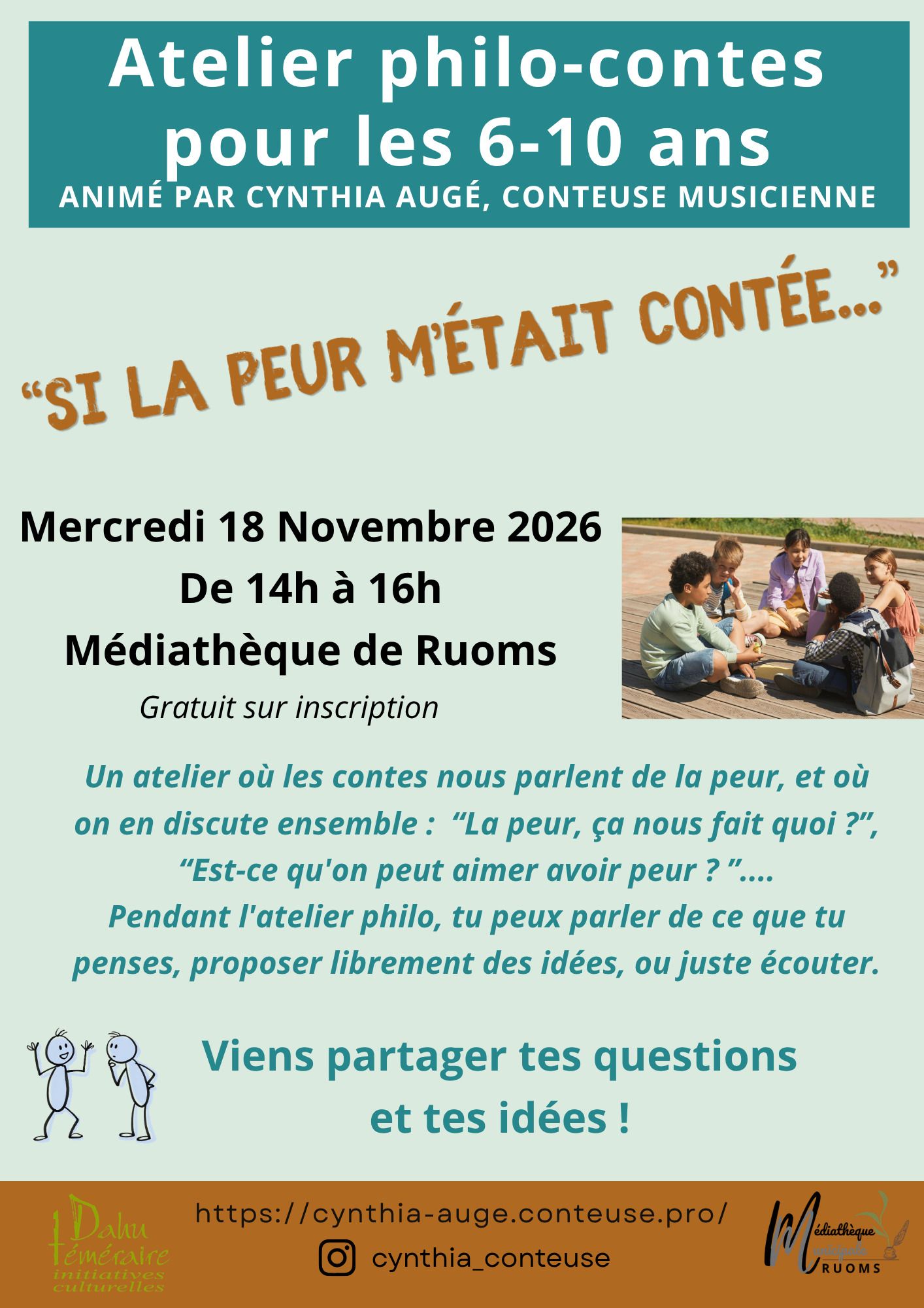 Atelier philo-contes pour enfants