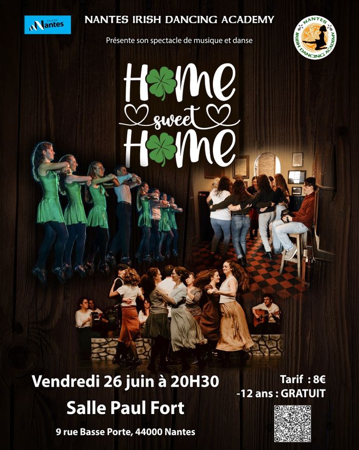 Spectacle de musique et danse irlandaises "HOME SWEET HOME"