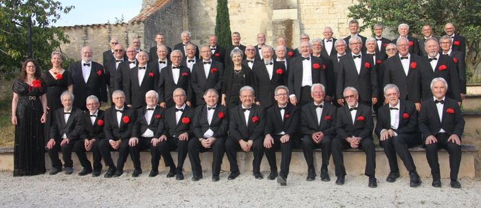 Affiche, Choeur d'Hommes du Haut-Poitou en concert