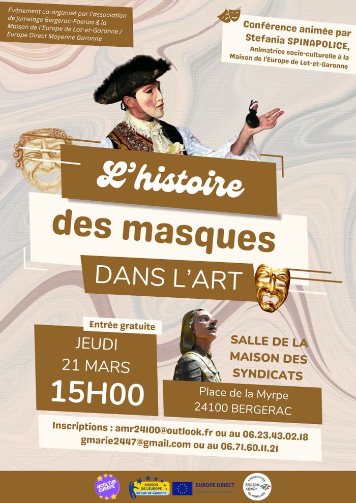 Conférence sur l'histoire des masques dans l'art