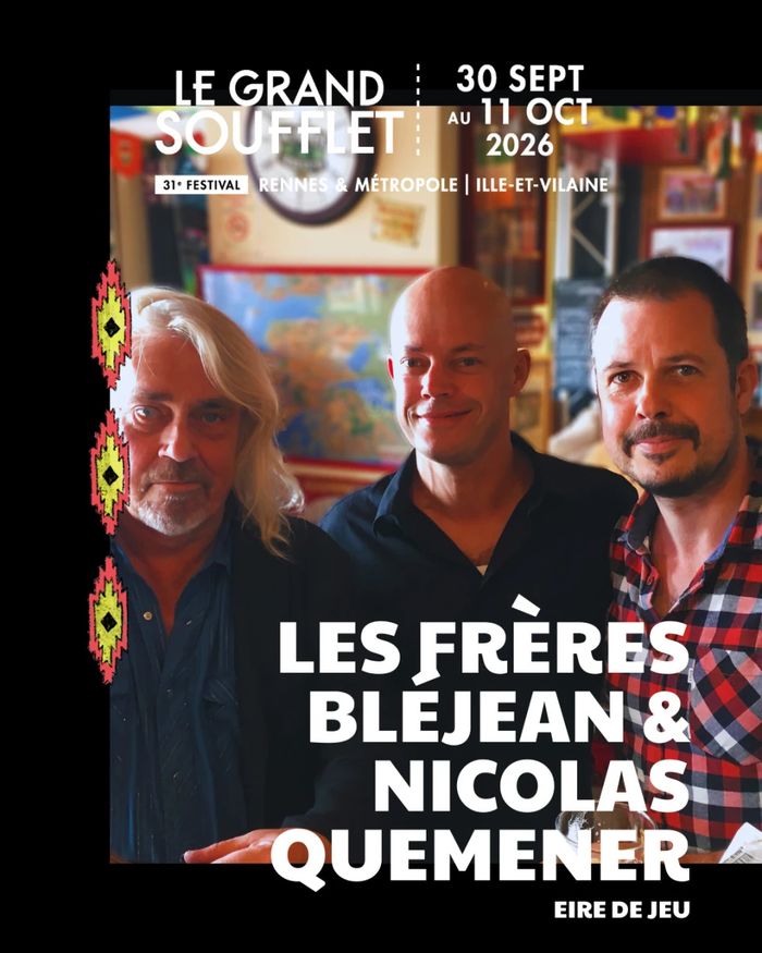 Affiche, Concert Les Frères Bléjean & Nicolas Quemener