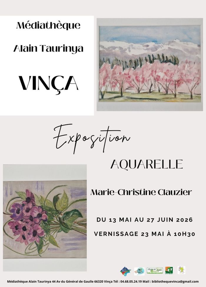 Exposition Aquarelle - Alain Taurinya & MC Clauzier