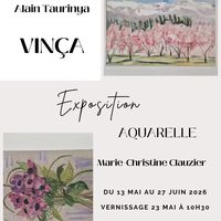 Exposition Aquarelle - Alain Taurinya & MC Clauzier