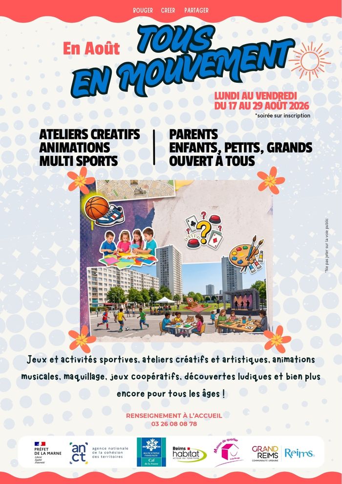 En Août, tous en mouvement - Soirée famille