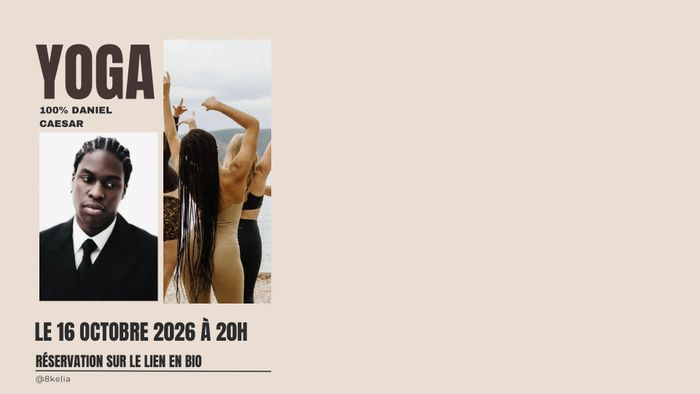 Session de yoga 100% Daniel Caesar