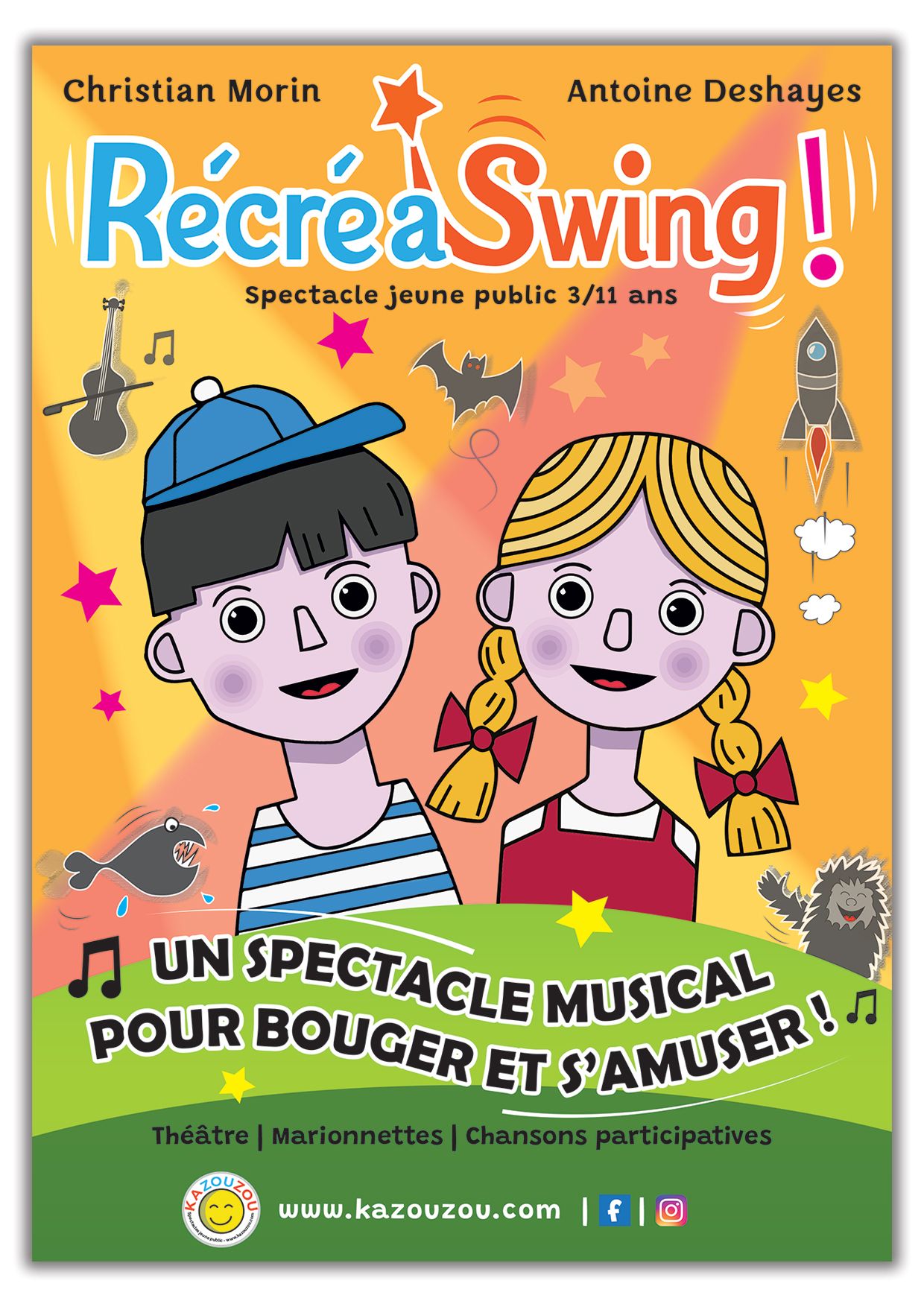 Spectacle jeune public "RécréaSwing"