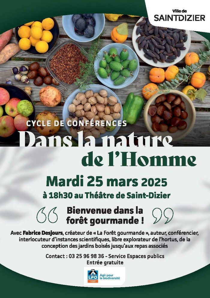 Conférence : "Bienvenue dans la forêt gourmande"