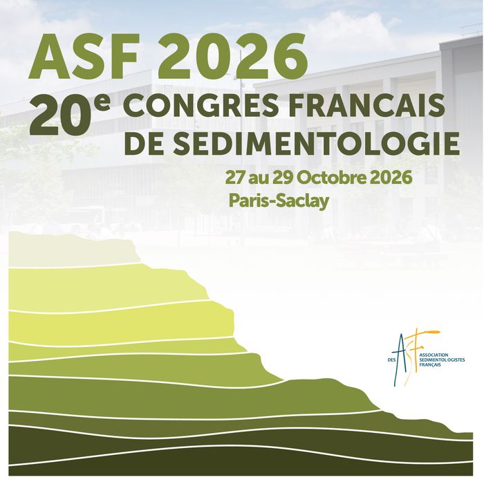 L’Association des Sédimentologistes Français (ASF), l’Université Paris-Saclay et le laboratoire Géosciences Paris-Saclay (GEOPS) organisent le 20ème congrès français de sédimentologie.