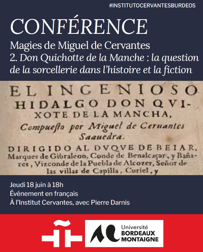 Conférence: Magies de Miguel de Cervantes