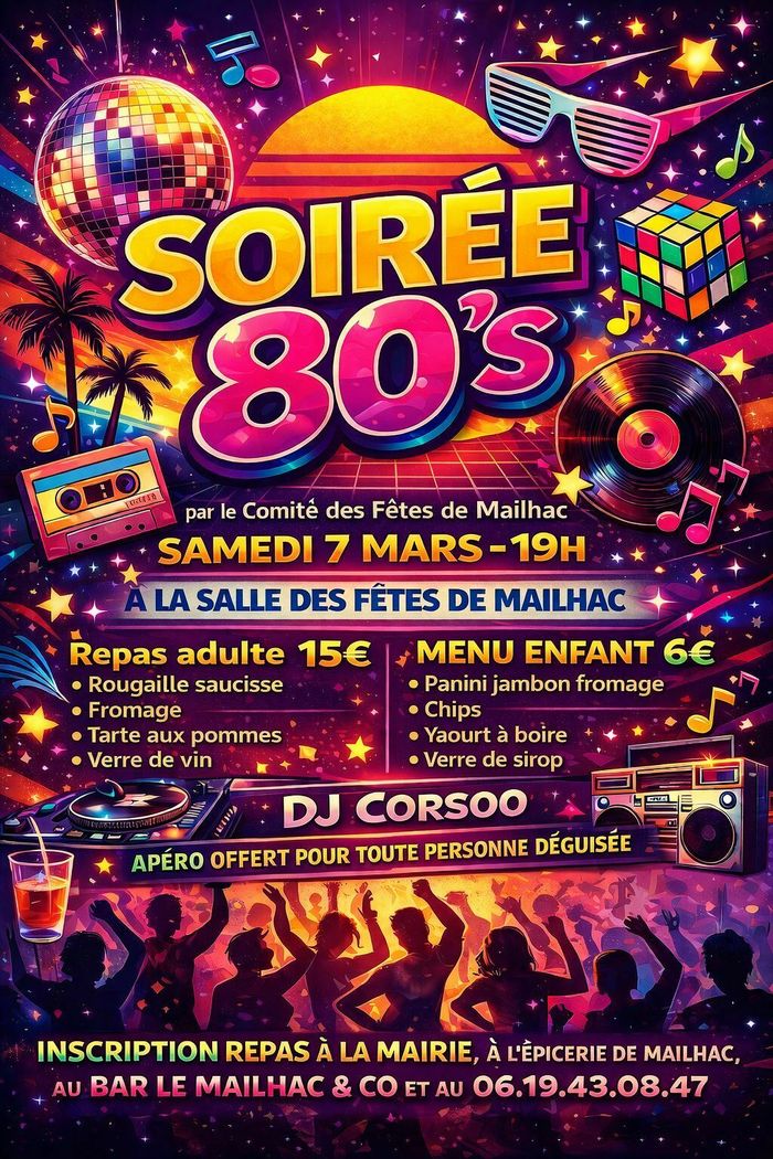 Soirée année 80