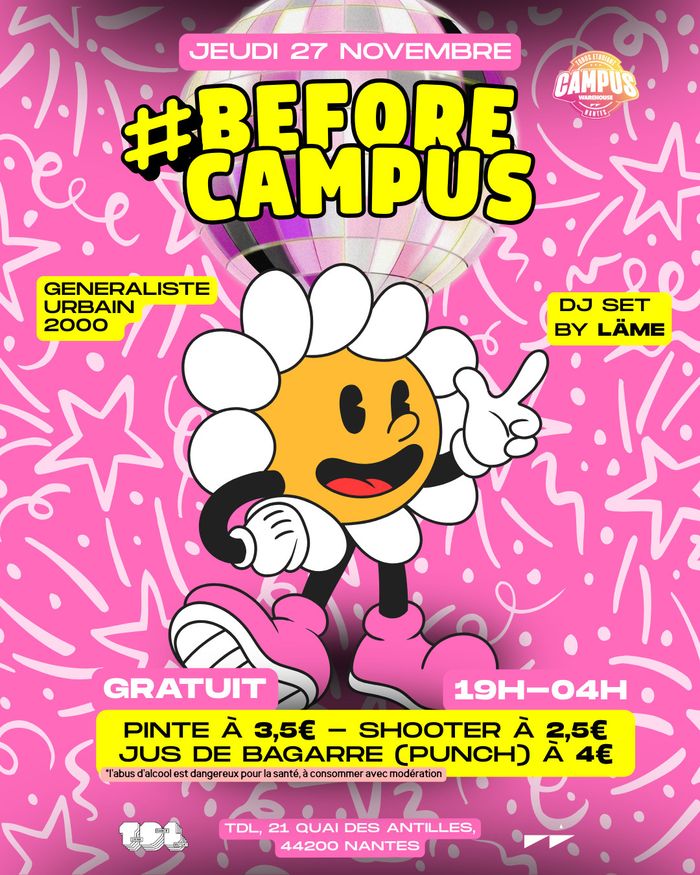BEFORE DU CAMPUS DU WAREHOUSE