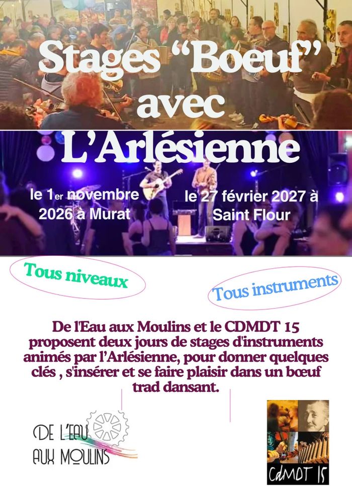 Stage de Boeuf Trad' avec L'Arlésienne