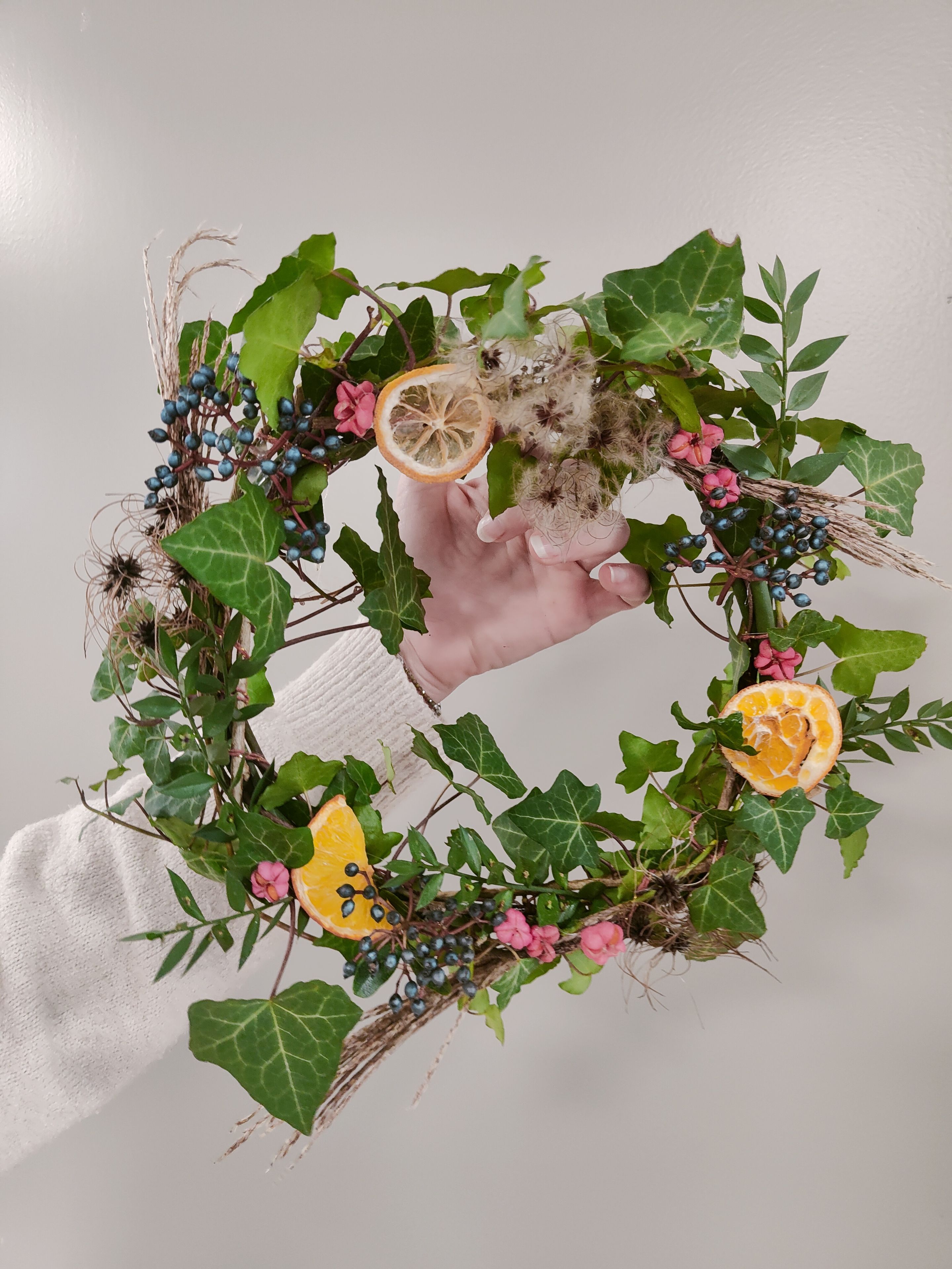Créez votre couronne de Noël