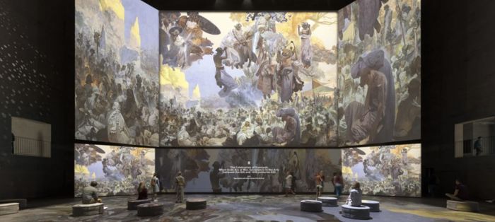 Venez découvrir l'exposition immersive "Eternel Mucha"