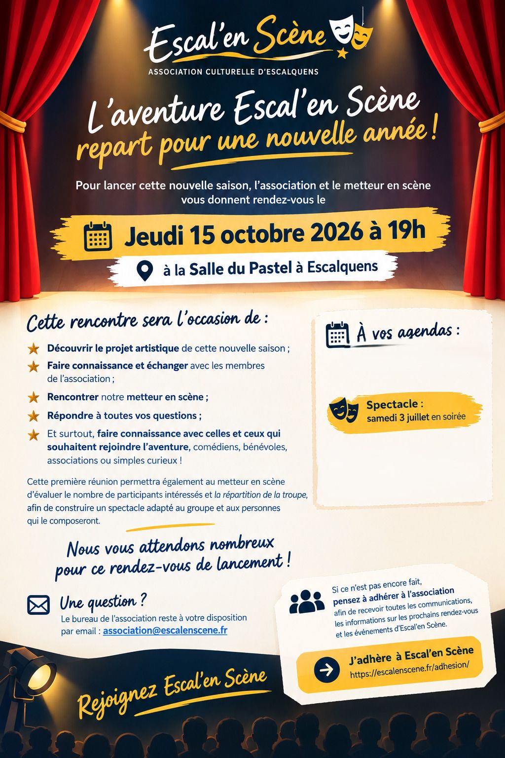 Réunion d'information Escal'en Scène 2027