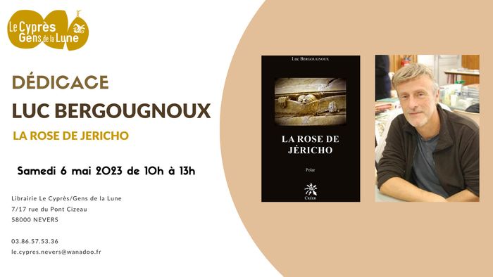 Dédicace de Luc Bergougnoux à la librairie Le Cyprès