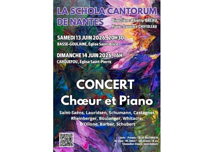 La Schola Cantorum de Nantes - Concert Chœur et Piano