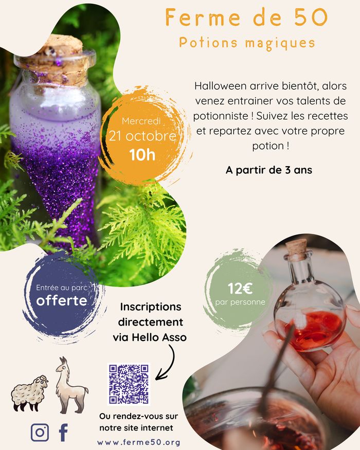Ateliers familles - Potions magiques, Photo : Agenda du Sicoval · OpenAgenda