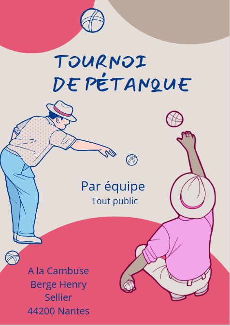Tournoi de pétanque