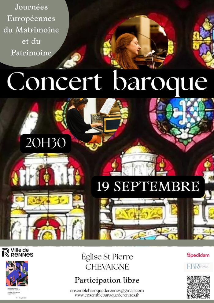 Affiche — Concert de Musique Baroque à l'église Saint Pierre