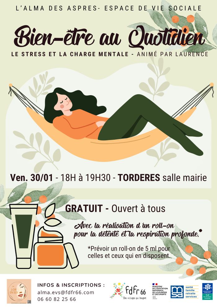 Bien-être & détente – stress et charge mentale