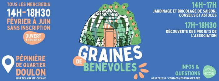 Graines de bénévoles, avec l'association ECOS
