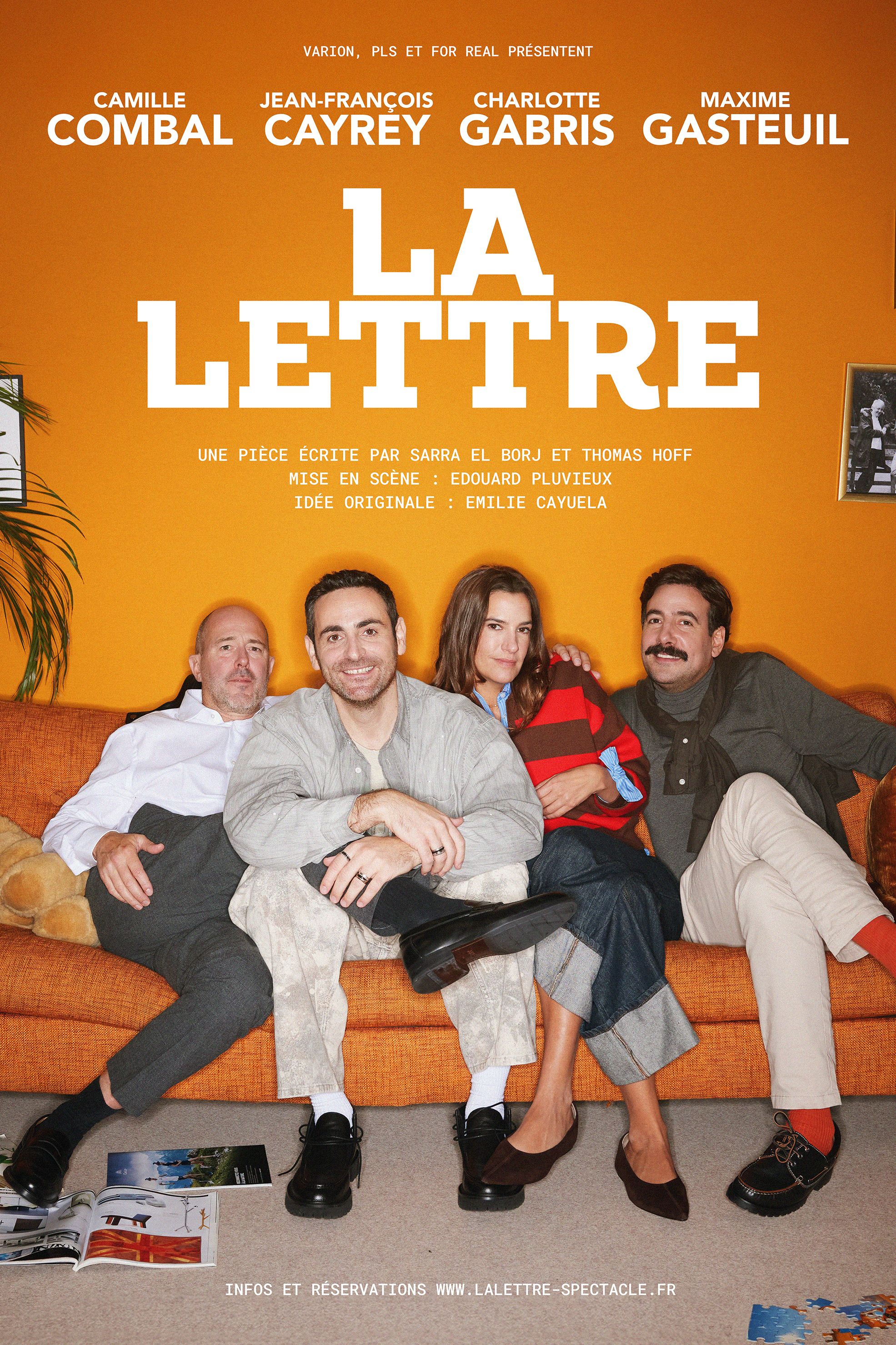 La Lettre - Maxime Gasteuil, Camille Combal, Charlotte Gabris et Jean-François Cayrey
