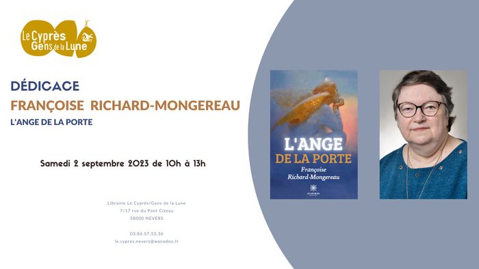 Dédicace de Françoise Richard-Mongereau à la librairie Le Cyprès