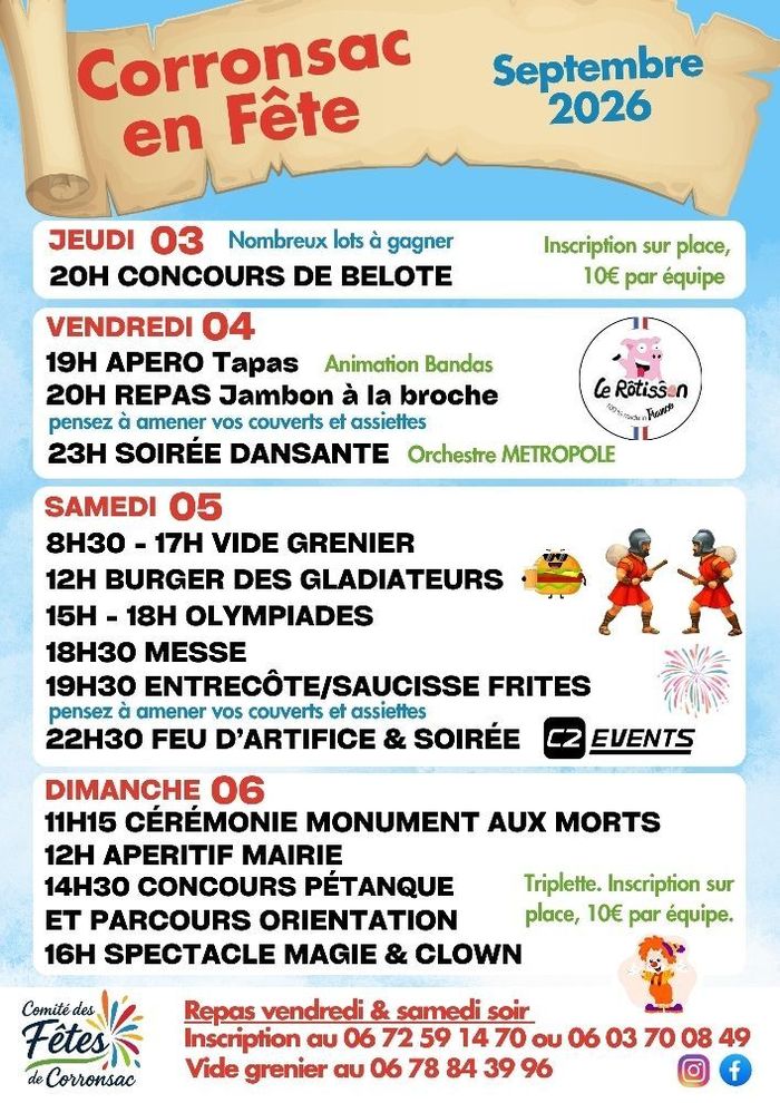 Corronsac en fête pendant quatre jours