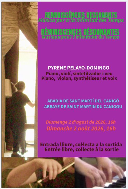 Concert ‘Réminiscences résonnantes’ de Pyrene Pelayo-Domingo