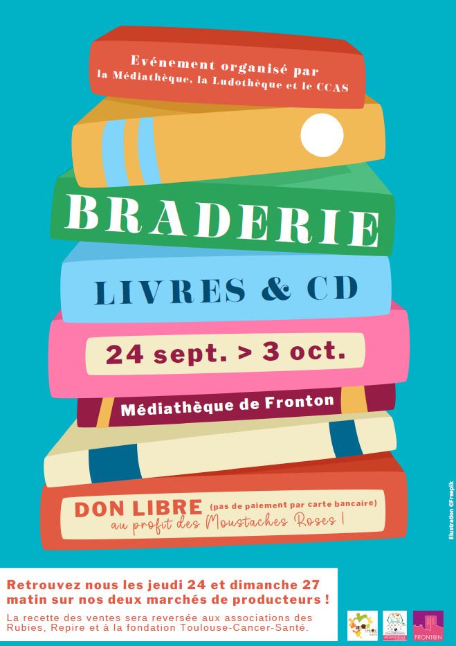 Braderie au profit des Moustaches roses