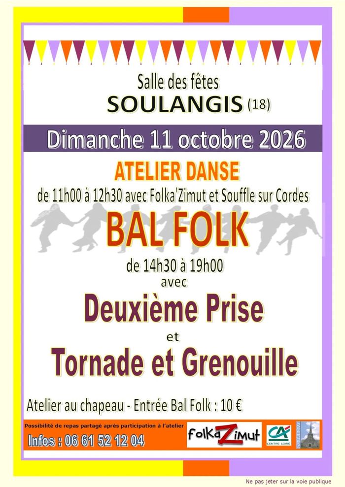 Affiche — BAL FOLK avec atelier le matin