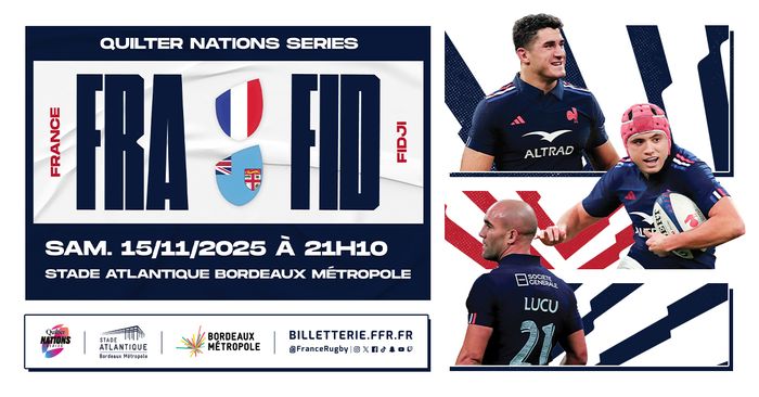 Rugby : France - Îles Fidji au Stade Atlantique