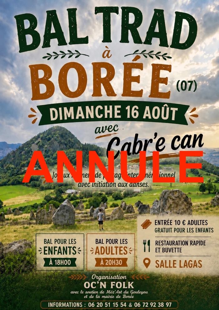 Bal Trad à Borée