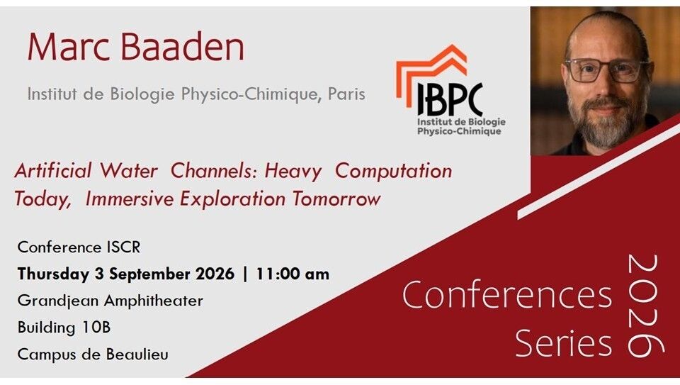 ISCR 2026 conferences - Marc Baaden